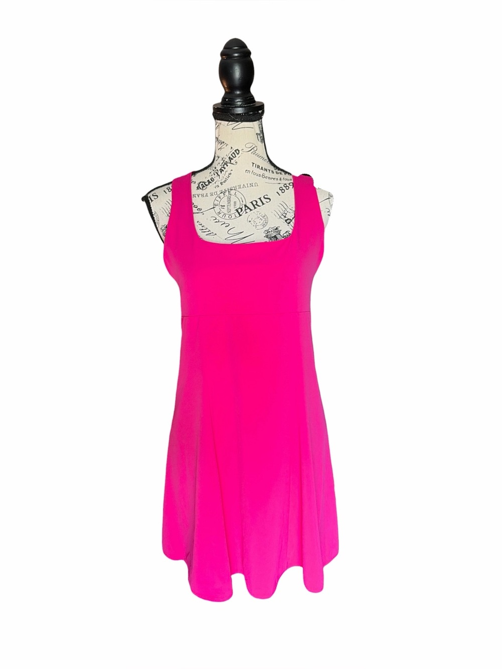 Outdoor Voices Cross Back Tennis Mini Dress Pink Medium Built In Shorts Pockets